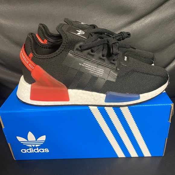 Adidas NMD R1 V2 Black Red/White/Blue